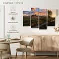 thumbnail image 5 of Elephant Stock Moulton Barn Sunset Scene Wall Art - Horizontal Multi Panel Canvas - Living Room Wall Decor - Nature Multi Panel - Blue And Green Decor - 43" x 27", 5 of 8