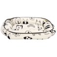 thumbnail image 2 of SAFAVIEH Kaiser Small Pillow Style Dog Bed, Ivory/Black, 2 of 8