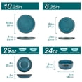 thumbnail image 6 of vancasso, 16 Piece Dinnerware Set, Stoneware Tableware Set For 4, Blue Dishes Plate, 6 of 10