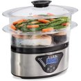 thumbnail image 1 of Hamilton Beach, 37530A 5.5 Quart Digital Food Steamer, Silver, 1 of 3
