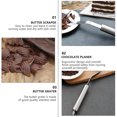 thumbnail image 3 of 2 raspadores de chocolate, raspadores de queso, ralladores de mantequilla, cuchillos para raspar chocolate, 3 of 6