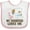 White and Pink, variant on Inktastic My Granddad Loves Me Granddaughter Girls Girls Baby Bib