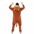 thumbnail image 5 of Tnhcen Lion Kigurumi Pajamas for Adults, Hooded Animal Onesie, 100% Polyester Flannel Fleece Costume Sleepwear, Cute and Warm Halloween Christmas Pajamas, S-XL, 5 of 5