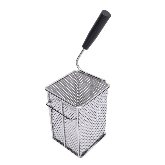 BOKYAN 304 Stainless Steel Fry Basket with Long Handle – Heavy‑Duty French Fry & Chip Strainer,  for Home Kitchen & Outdoor Cooking