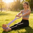 thumbnail image 4 of Heart Shaped Silicone Yoga Resistance Band – Portable Full Workout Elastic Strap For Stretching & Strength Training Exercise Band For Home & Gym Use, 4 of 5