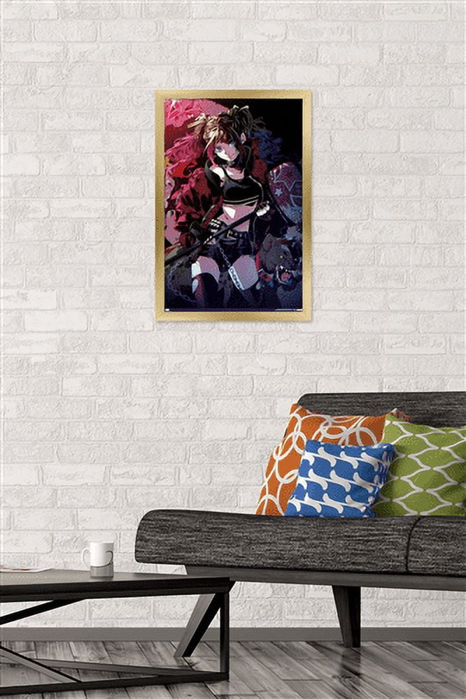DC Comics - Harley Quinn Anime - Hyena Wall Poster, 14.725" x 22.375", Framed