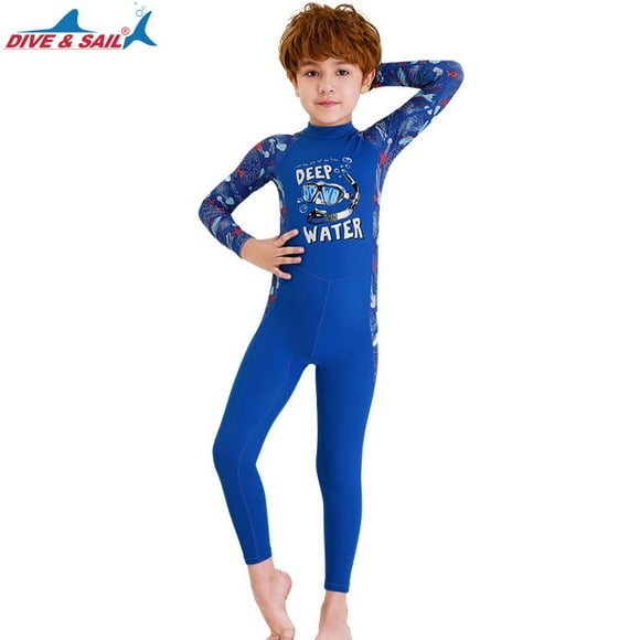 Soft de buceo para niños de neopreno para niños de manga shamjiam Traje de buceo de una pieza para niños