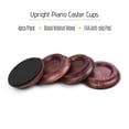 thumbnail image 4 of Labymos 4pcs/Set Upright Piano Caster Cups Coaster Solid Wood with Anti-slip EVA Pad, 4 of 7