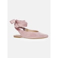 thumbnail image 3 of Scoop Women's Faux Suede Ankle Wrap Ballet Flats, 3 of 7