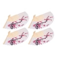 thumbnail image 4 of Oubit Hand Fansfor Women Foldable,4pcs Folding Fan Durable Bamboo Fan Handheld Fan Foldable Best in Class, 4 of 9