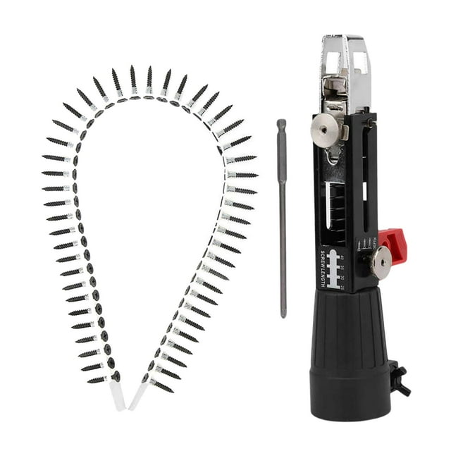 koolsoo Automatic Chain Nail Gun Adapter Change Drill to Screw Chain Nails Kit for B