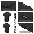 thumbnail image 6 of BROKIG Mens BOLD Gym Workout Shirt, Casual-Fit Lightweight Muscle T-Shirts for Men (Medium, Black), 6 of 8