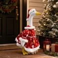 thumbnail image 3 of Aurorax Porch Goose Outfit 2 Pack,Porch Goose Outfit Sets for 17/19/23 inch,Christmas Thanksgiving Red and Orange Porch Goose Clothing Accessories Outdoor Home Decor, 3 of 10