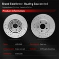thumbnail image 7 of ACB ZONE Front and Rear Brake Rotors for 2013-2019 Cadillac ATS, Drilled & Slotted Disc Rotors Kit (581043, 581045), 7 of 7