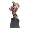 thumbnail image 5 of King Of The Jungle African Lion Pride Bust Bronze Electroplated Figurine Statue, 5 of 7