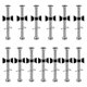 thumbnail image 1 of 20 Pieces Trampoline Screws Trampoline Accessories Trampoline Stability Tool Screw Parts for Large, 1 of 5