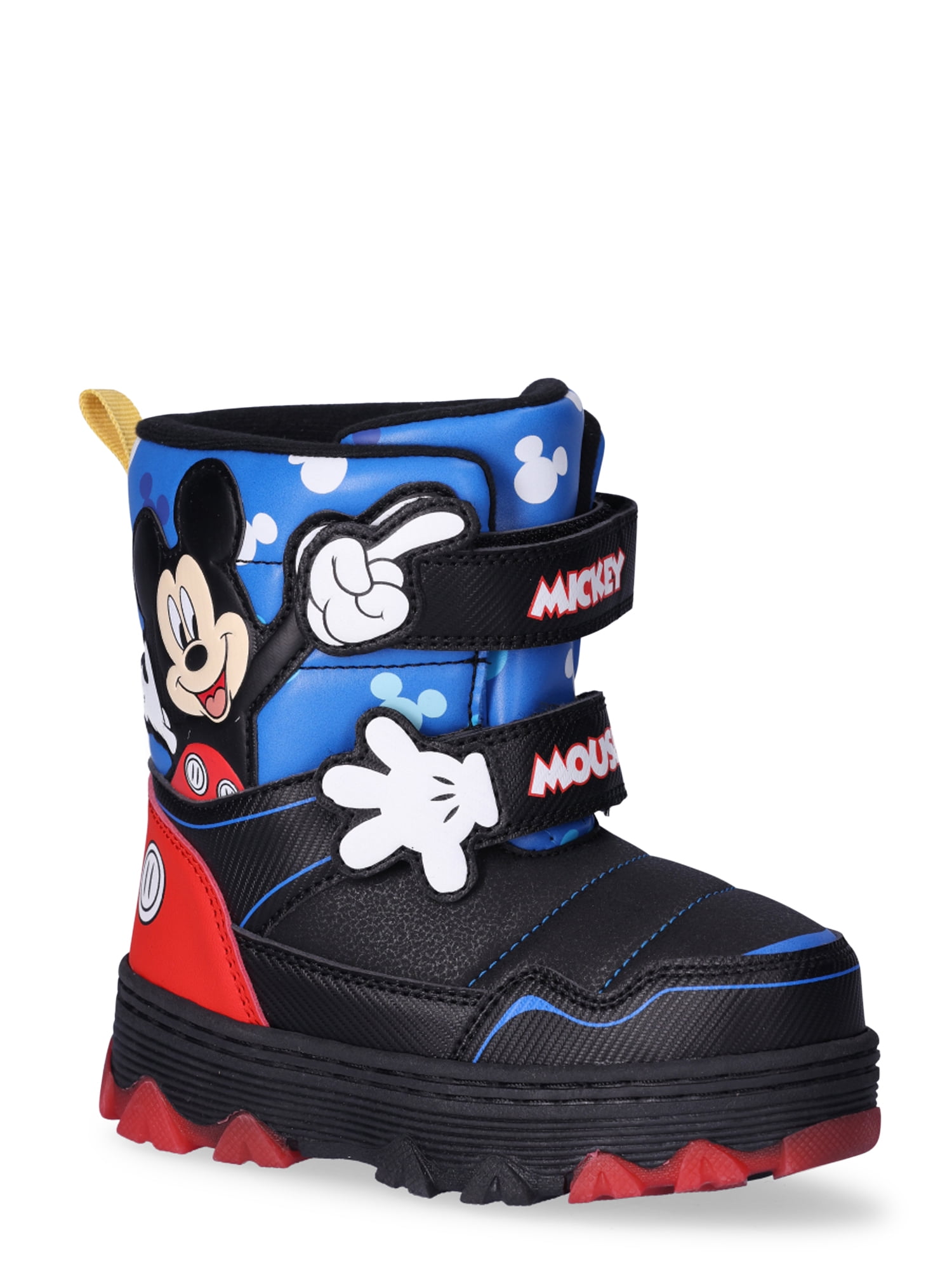 Mickey Mouse Toddler Boy Light Up Snow Boots, Sizes 712