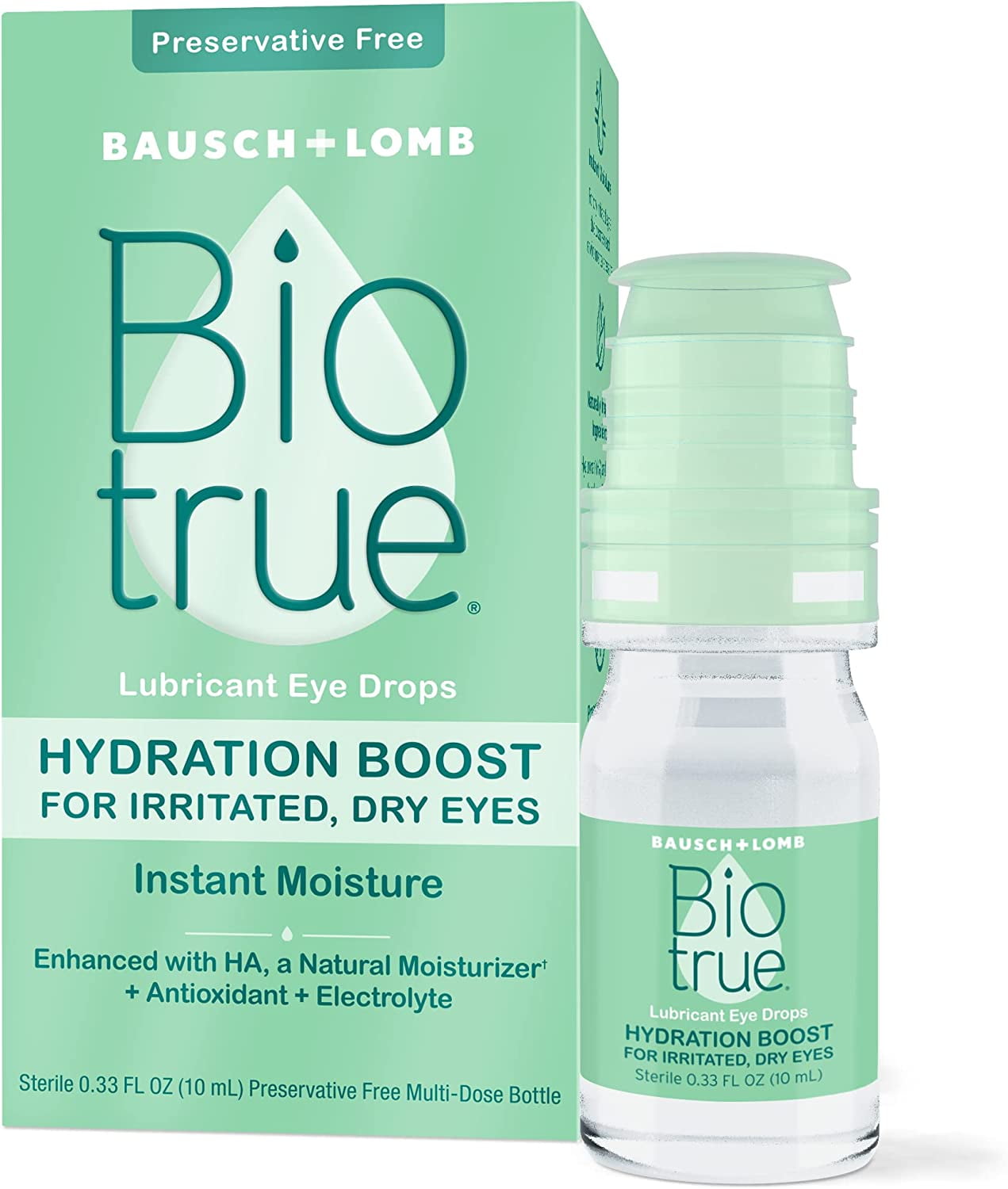 Biotrue® Hydration Boost Eye Drops, Soft Contact Lens Friendly for