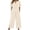93#Beige, variant on Linen Set Women 2 Piece Outfits V Notch Short Sleeve Button Down Shirts Summer Flowy Crop Wide Leg Pants Sets Yellow XL
