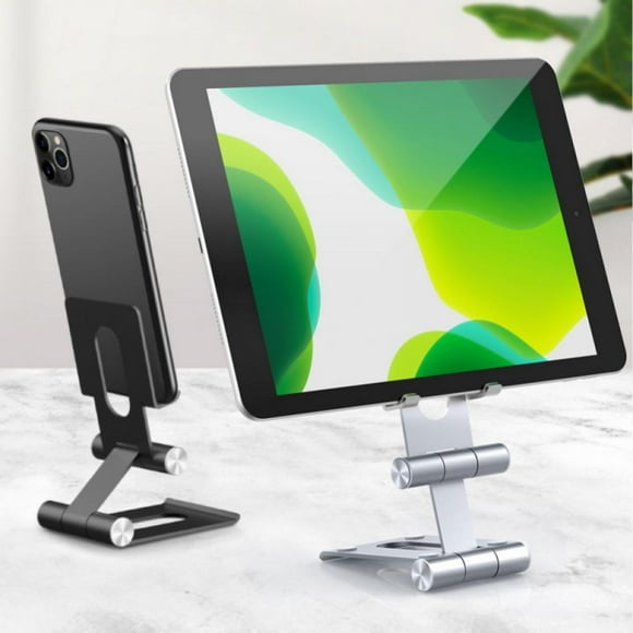 Universal Adjustable Portable Desk Tablet Stand Holder for All Smart-Phone iPad Air Phone Stand, Tablet Stand, iPad Holder, Adjustable & Extendable Stand, Black