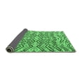 thumbnail image 2 of Ahgly Company Indoor Rectangle Abstract Emerald Green Modern Area Rugs, 6' x 9', 2 of 4