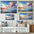 thumbnail image 4 of Designart "Pastel Aqua Skies" Clouds Floater Framed Wall Art Prints, 4 of 5