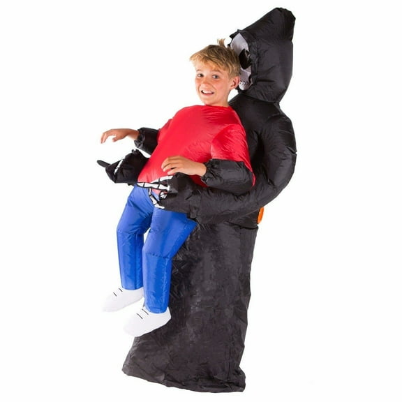 Grim Reaper Inflatable Costume for Kids (Age 6 )