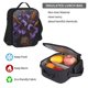 thumbnail image 5 of Disketp Ornate Purple Floral Vase Mochila Estampada de Gran Capacidad con Lonchera y Estuche, Set de 3 Piezas para Estudiantes, 5 of 7