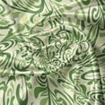 thumbnail image 5 of Ambesonne Green Valance Pack of 2, Curly Ornate Leaf Damask, 42"X18", Pale Green Fern Green, 5 of 5