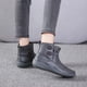 thumbnail image 5 of Fiudx Botas de Mujer, Elegantes Zapatos Planos y Cordones, Comodas Botas de Punta Redonda, para Uso Informal En Fiestas, a La Moda, con Suela de Cuero Artificial Suave., 5 of 6