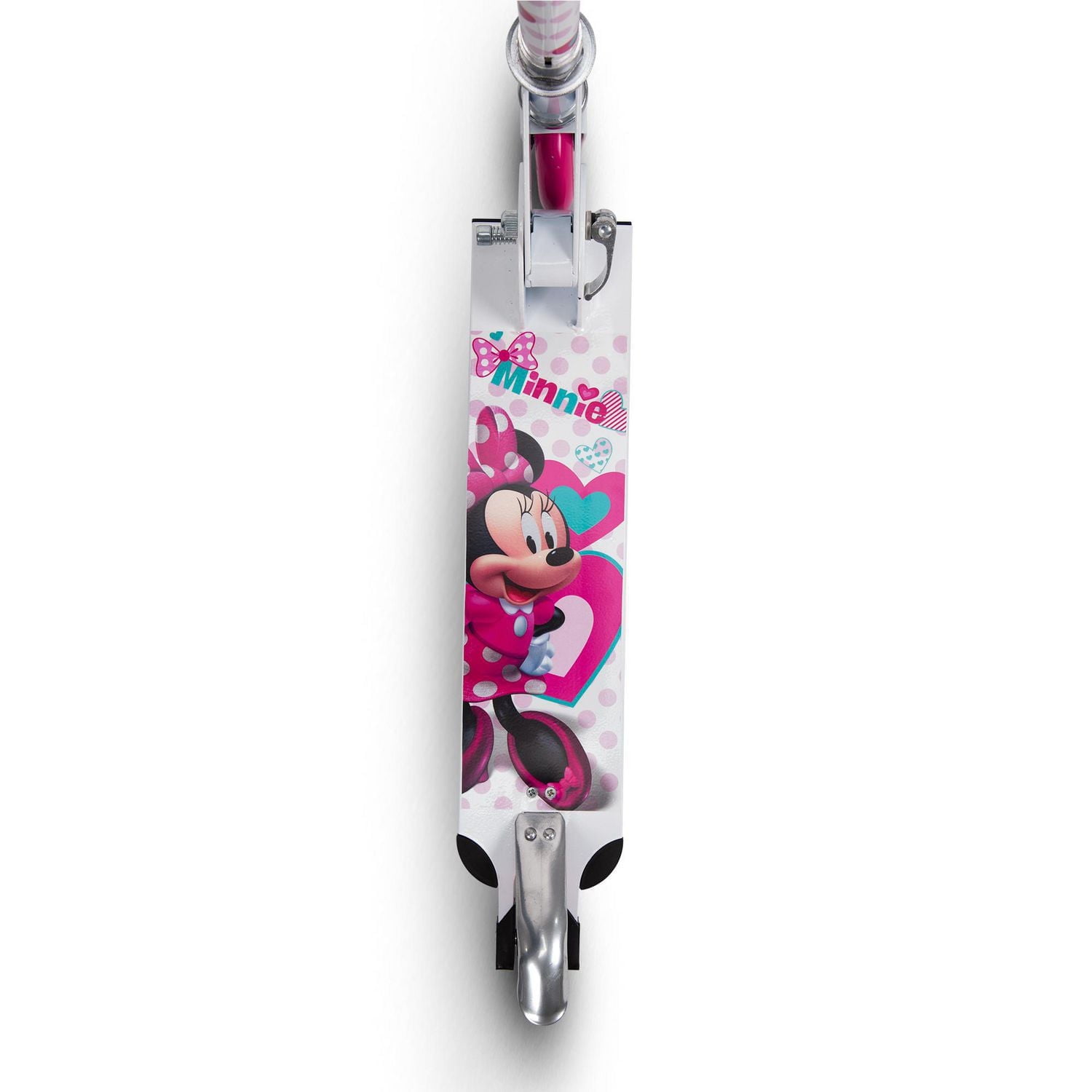 Trottinette pliante Minnie de Disney à 2 roues alignées en Aluminium pour filles, par Huffy
