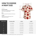 thumbnail image 4 of Honeii Red Ladybug Print Women's Classic V-Neck T-Shirt,Womens Fashion Tops,Stylish Everyday Top for Women, Casual Summer Spring Outfits Clothes-3X-Large, 4 of 5