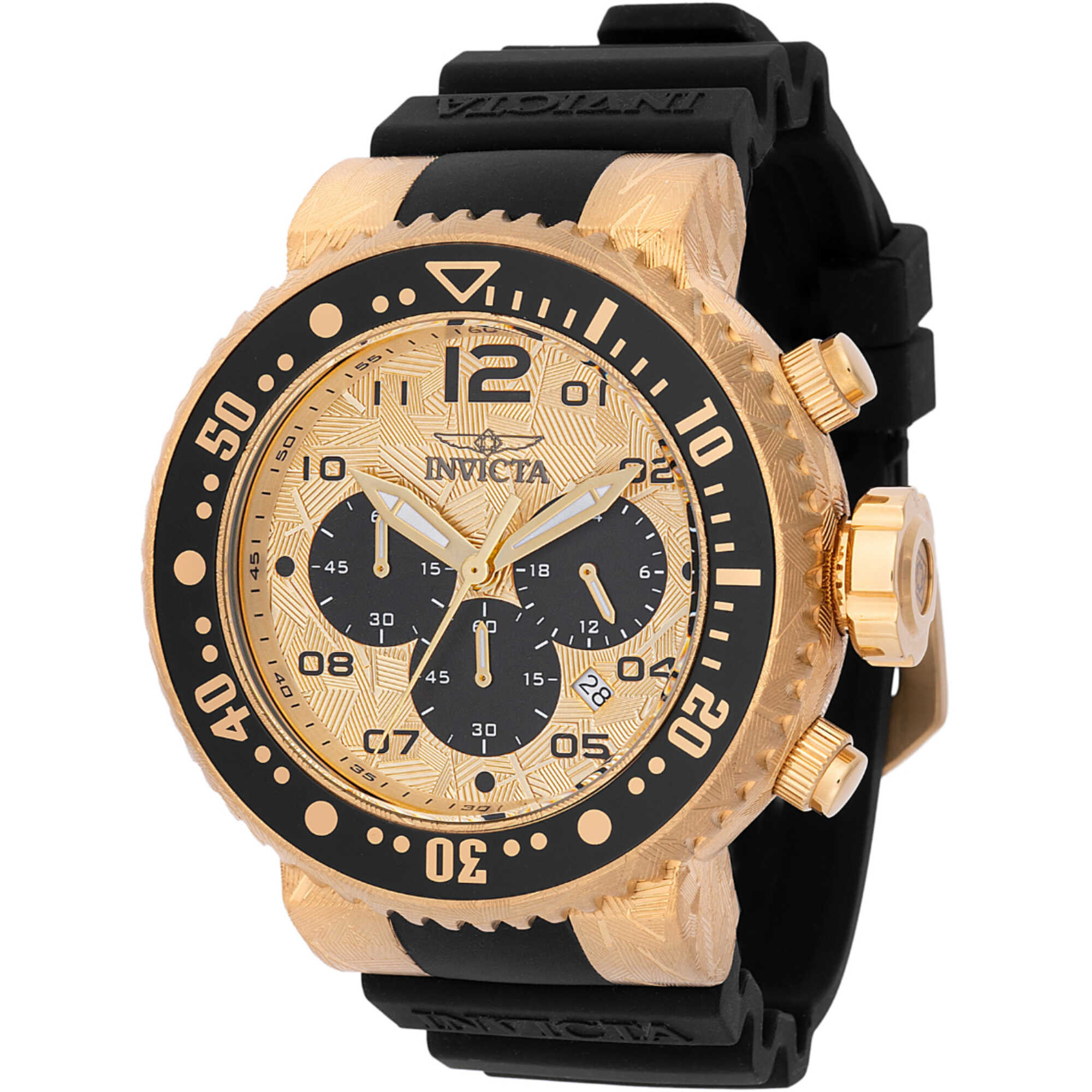 Invicta Aviator Men NWT Invicta Driver Chronograph 18k men\'s watch main image 1