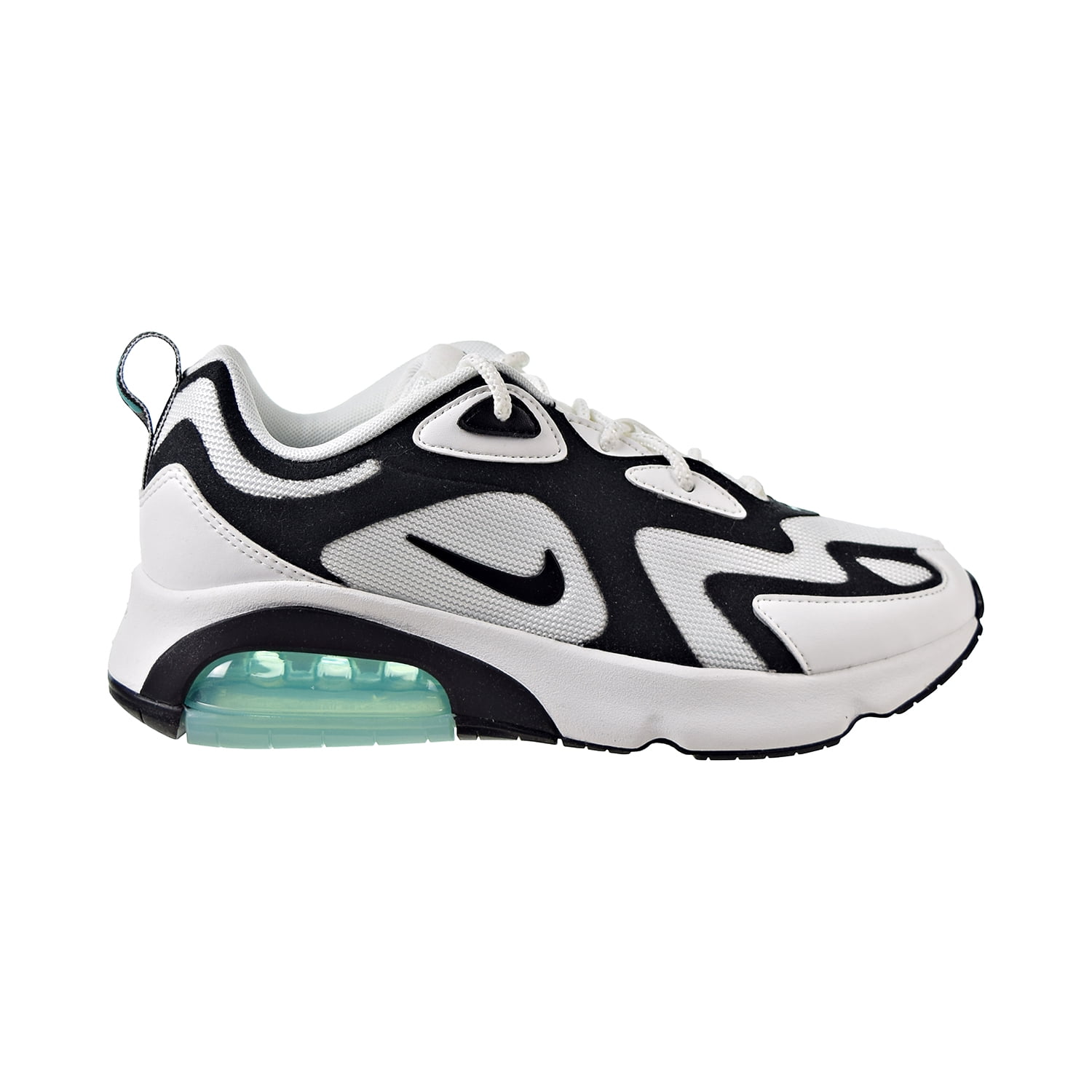 Nike Air Max 200 White-Black - Walmart.com