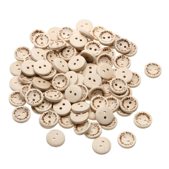 Kuymtek 100 Botones Sujeción Con 2 Agujeros para Manualidades 5 Cm