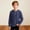 Navy, variant on Boys' Casual Long Sleeve Round Neck Pullover Top for Daily Wear and Play