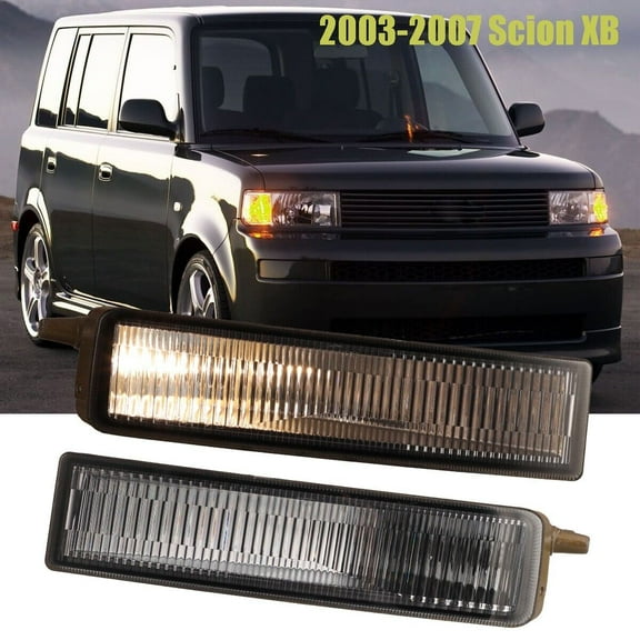 Bumper Driving Fog Lights for 2003-2007 Scion XB Lamps Pair Smoke Lens