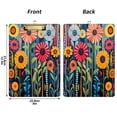 thumbnail image 5 of FORMRS Acrylic Clipboard with Low Profile Clip Standard A4 Letter Size, 12.5" x 9", Orange Colorful Flowers, 5 of 8