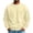 Beige, variant on Crew Neck Sweatshirt for Men Long Sleeve Pullover Chest Patch Pocket Relaxed Fit Casual Weekend Outfit,Black (XXXL)