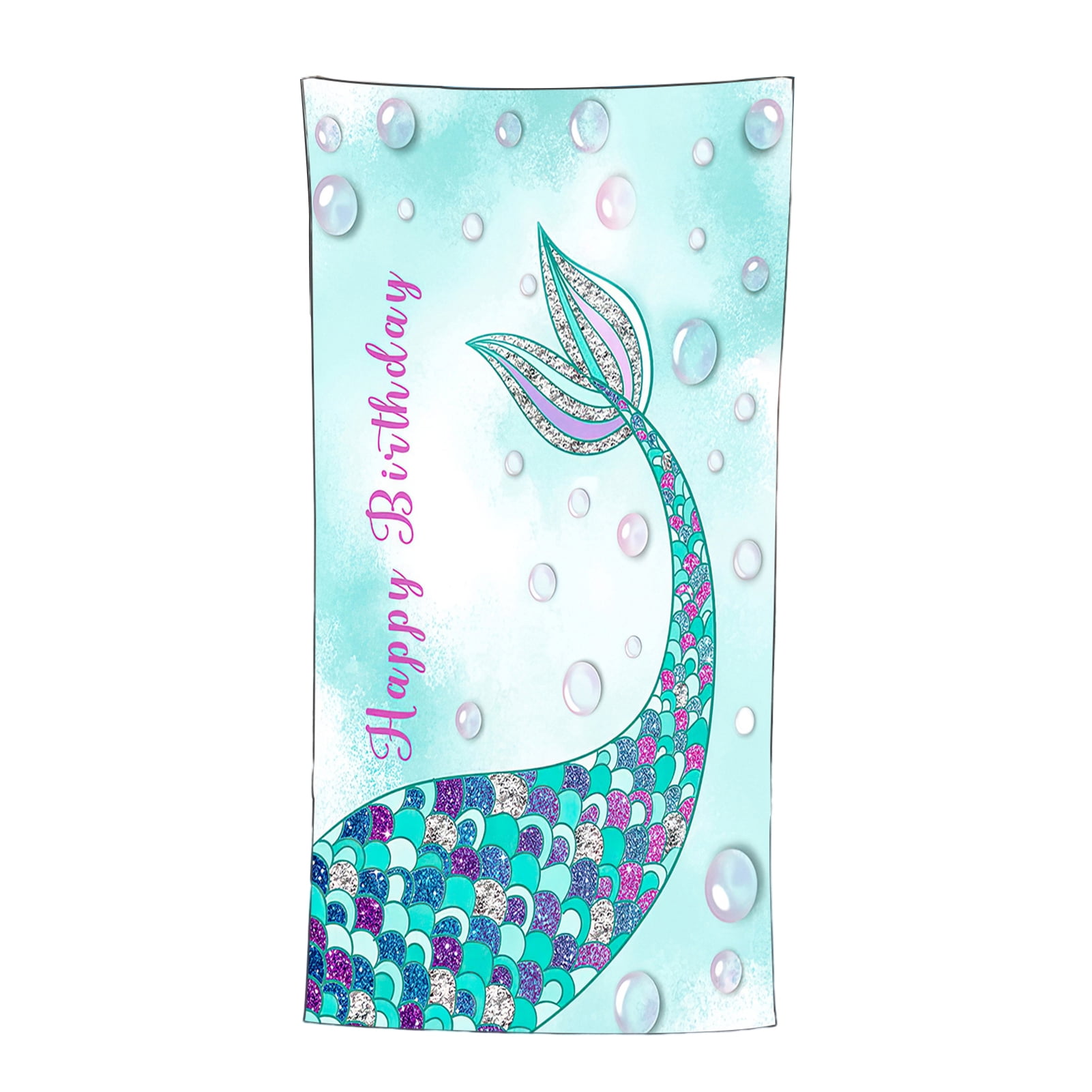 DISHAN Summer Beach Theme Printed Beach Towel No Fading SkinTouch