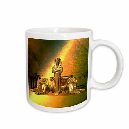 

Anubis the Egyptian god on golden background 11oz Mug mug-280486-1