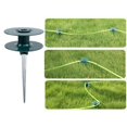 thumbnail image 2 of JUNWELL 7.4 inch Garden Hose Guide Spike 1Piece Zinc Coated Rustproof Stake  Sturdy Top Keeps Garden Hose Out of Flower Beds Hose Guard for Garden Yard Plant Protection, 2 of 11