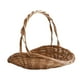 thumbnail image 2 of Cesta tejida cesta pastoral con asa multiusos decoración rústica portátil 30cmx24cmx25cm, 2 of 9