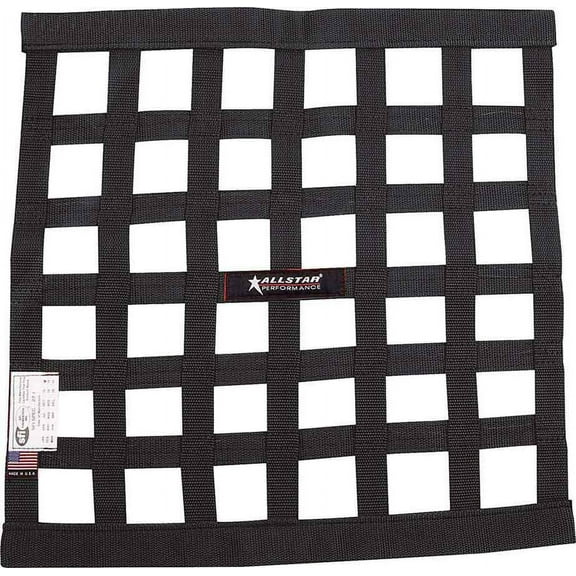 Window Net Border Style 18 x 18 SFI Black