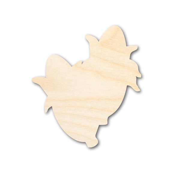 Unfinished Wood Corn Maize Shape | Craft Cutout 3" / 1/2"