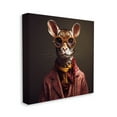 thumbnail image 4 of Stupell Industries Snazzy Wildlife Animal Fashion Animals & Insects Painting Gallery Wrapped Canvas Art Print Wall Art, 17 x 17, 4 of 8