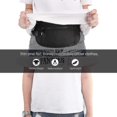 thumbnail image 5 of Cinturón De Dinero De Viaje Seguro, Cartera De Viaje Con Bloqueo Rfid Oculto Encubierto, Unisex Negro Xxf, 5 of 5