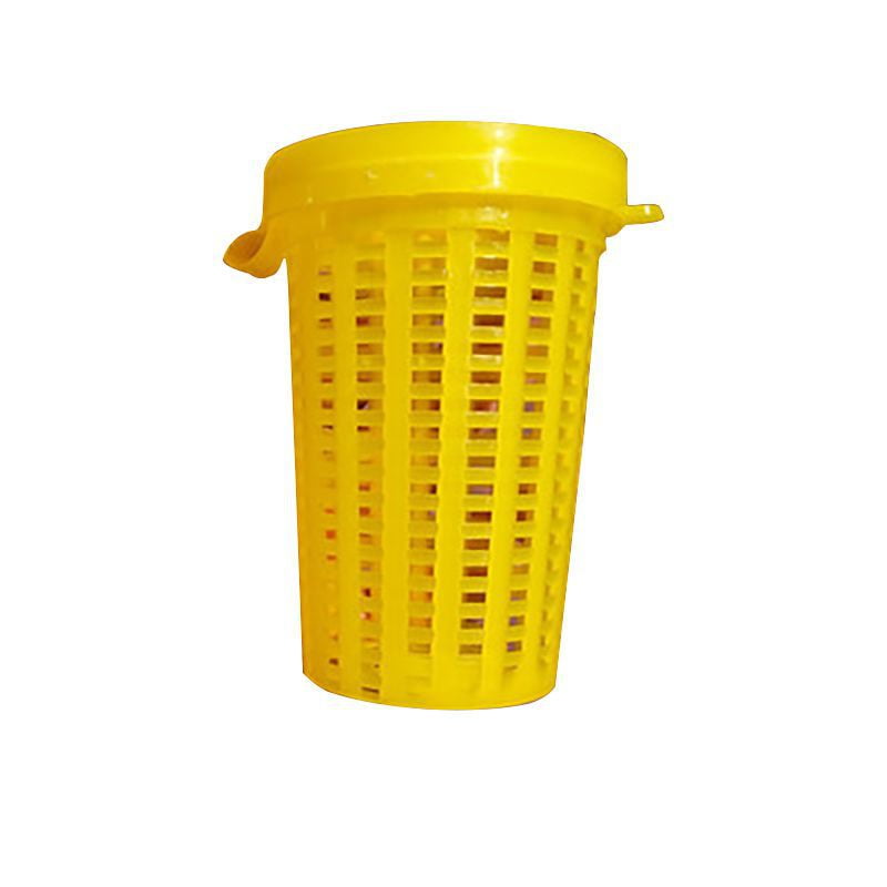 Carp Fishing Feeder Bait Cage Lure Holder Basket Cage Fishing Trap Fishing Accessory yellow