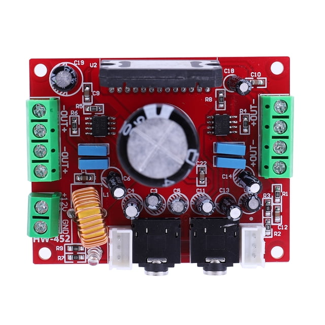 Tablero Amplificador De Potencia Tablero amplificador de audio Fever Class DC 12V TDA7850 4x50W 4 canales para audio automático WDOplteas Para estrenar