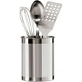 thumbnail image 4 of Stainless Steel Utensil Holder - 5" Diameter, Utensil Caddy, Weighted Base for Stability - Larger-Sized Utensil Crock and Countertop Utensil Organizer, Stainless Steel, 4 of 5